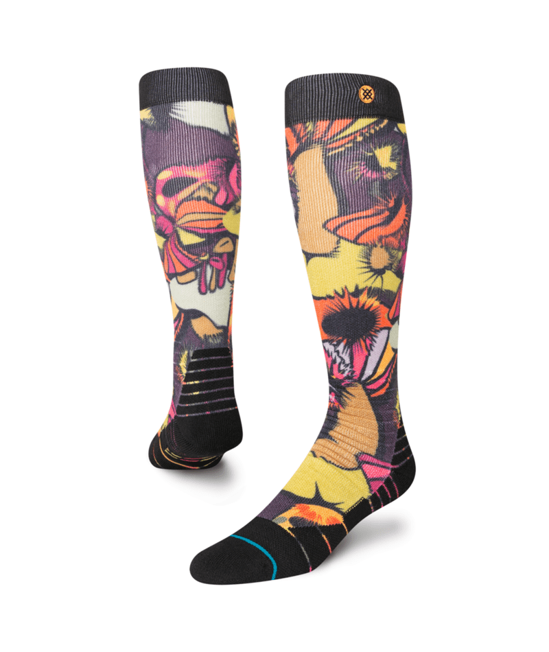 STANCE Mushies Snow Socks Maroon Men's Snowboard Socks Stance