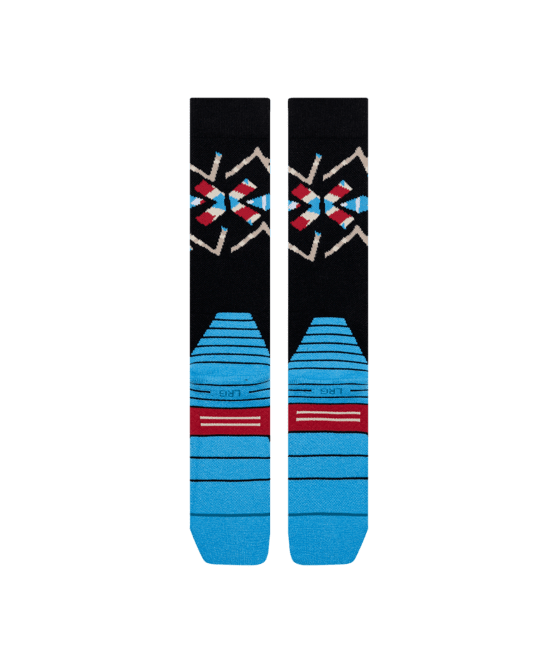 STANCE Breaker Mid Poly Snow Socks Black Men's Snowboard Socks Stance