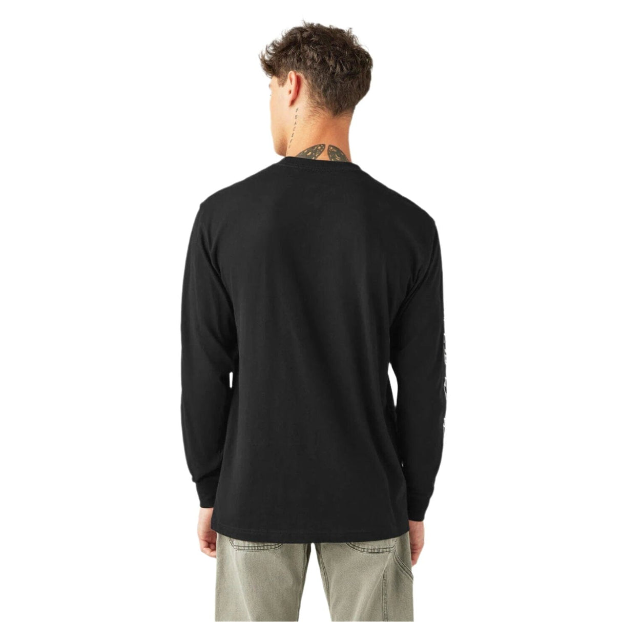 DICKIES X Spitfire Long Sleeve T-Shirt Black Men's Long Sleeve T-Shirts Dickies