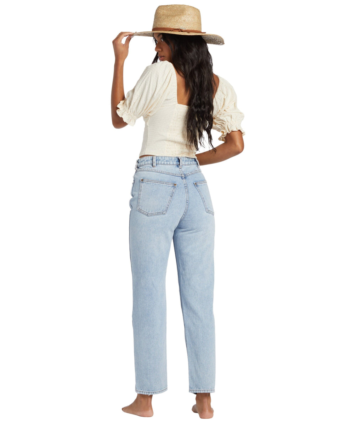 BILLABONG Women's All Day Straight Leg Pant Blue Surf Women's Pants Billabong