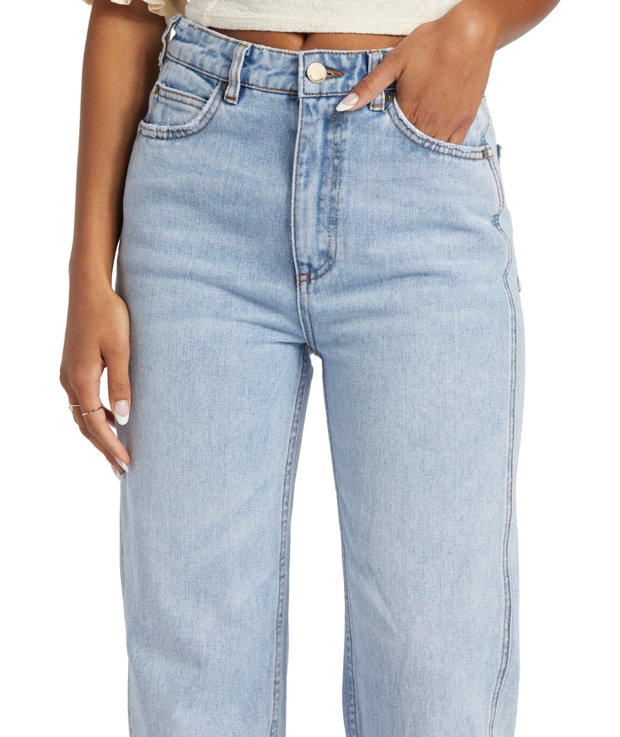 BILLABONG Women's All Day Straight Leg Pant Blue Surf Women's Pants Billabong