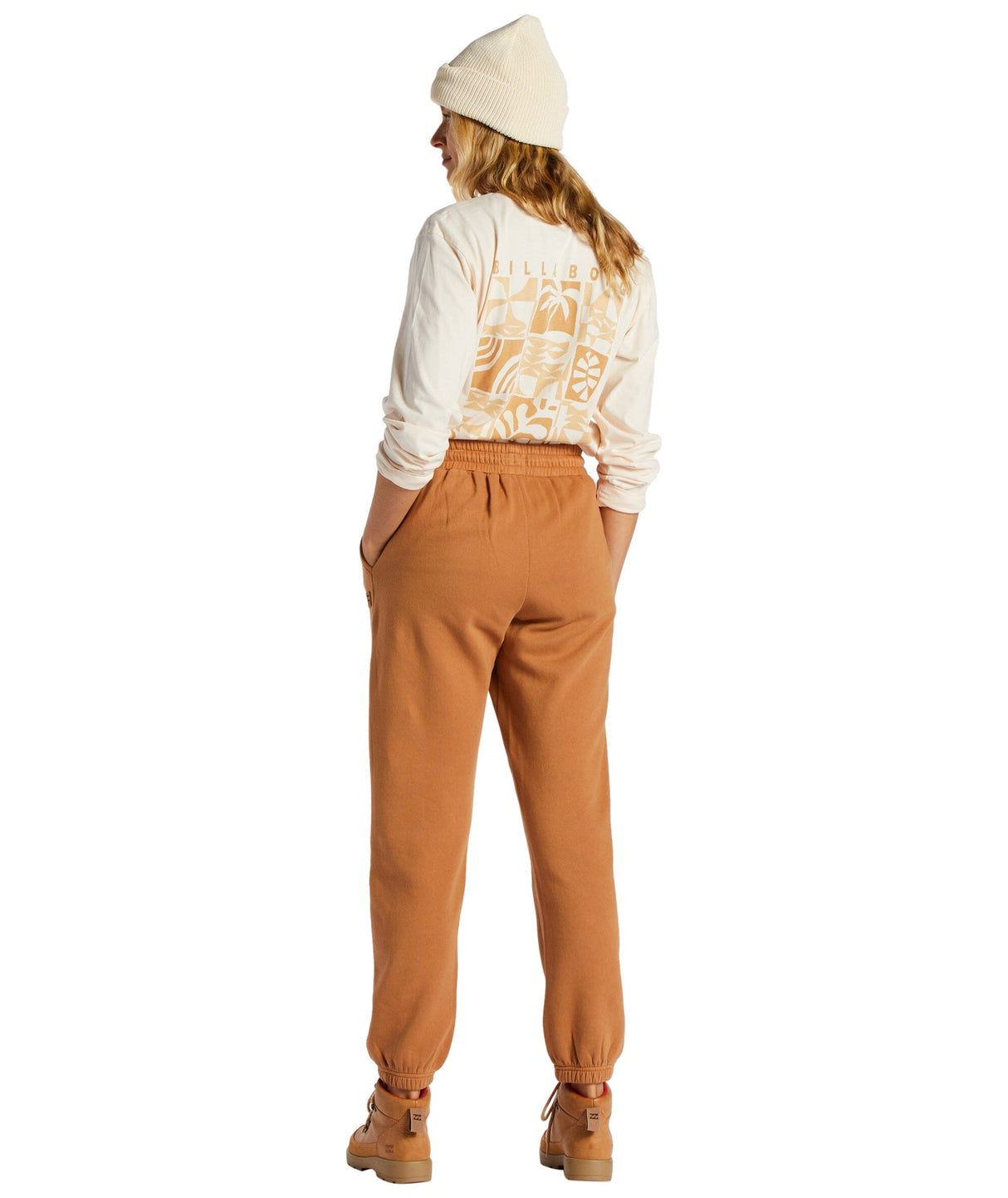 BILLABONG Women's Halifax Jogger Caramel Women's Pullover Hoodies Billabong