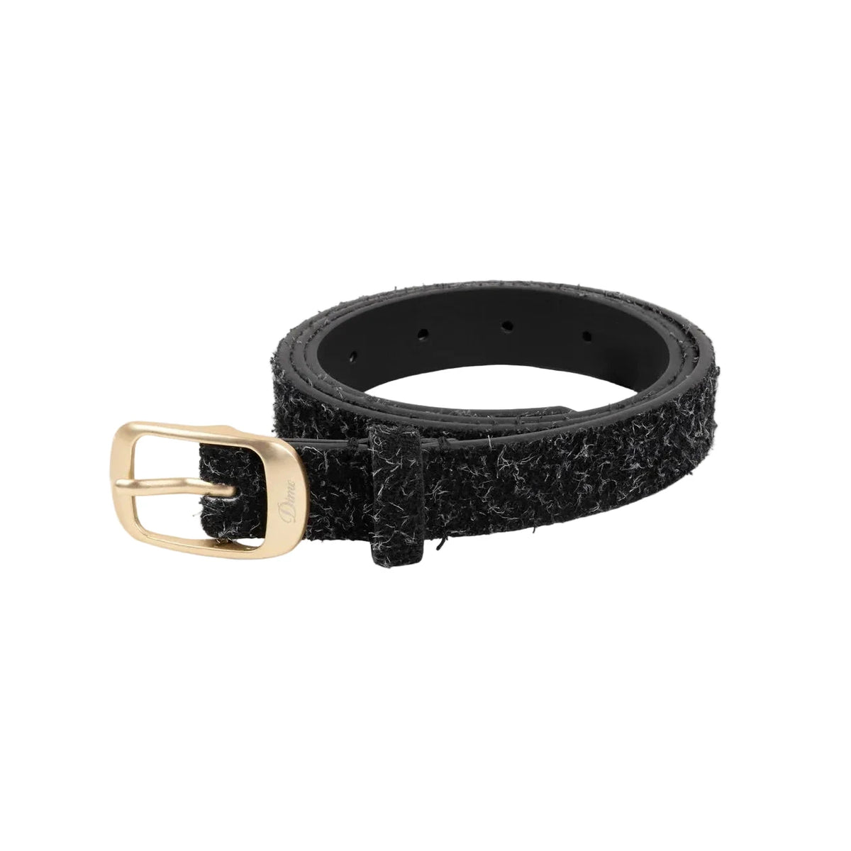 DIME Dress Leather Belt Shaggy Black Men's Belts Dime MTL