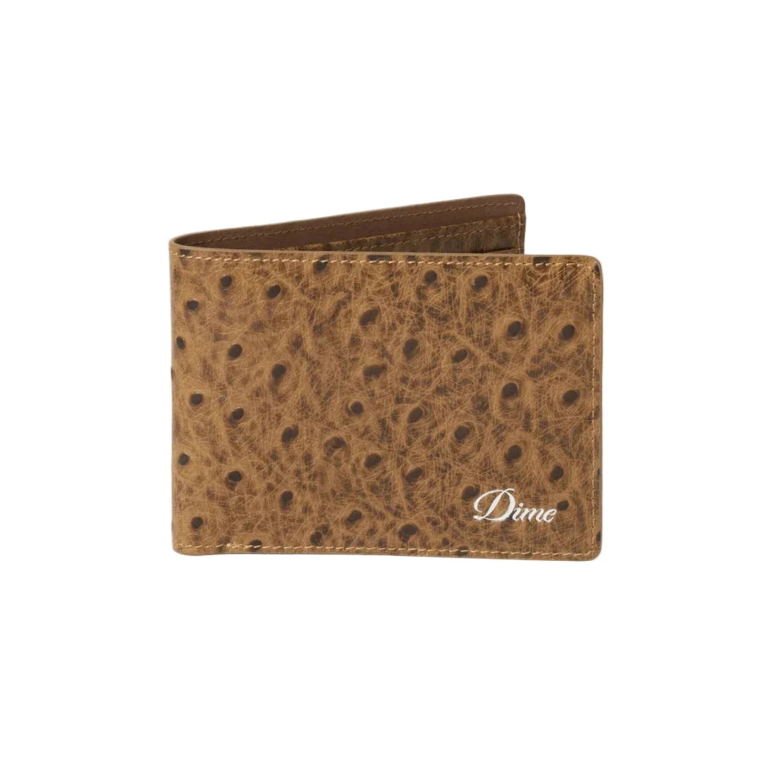 DIME Fauxstrich Wallet Coffee Men's Wallets Dime MTL