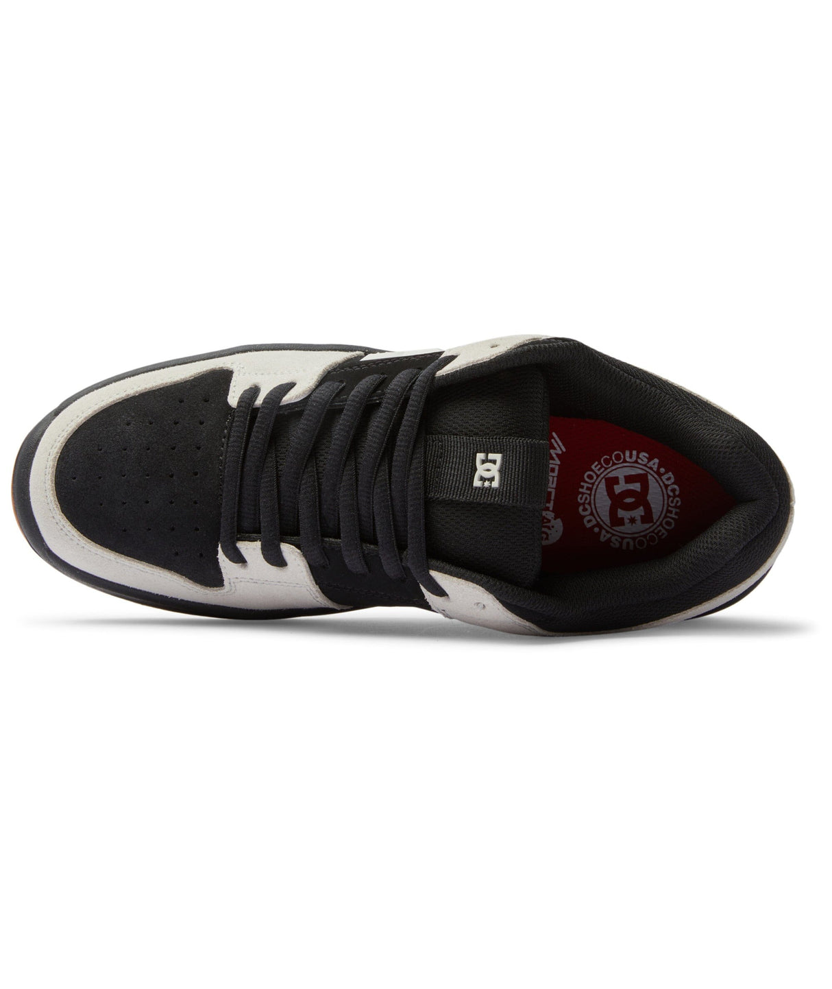 DC Lynx Zero Skate Shoes White/Black/White Men's Skate Shoes DC