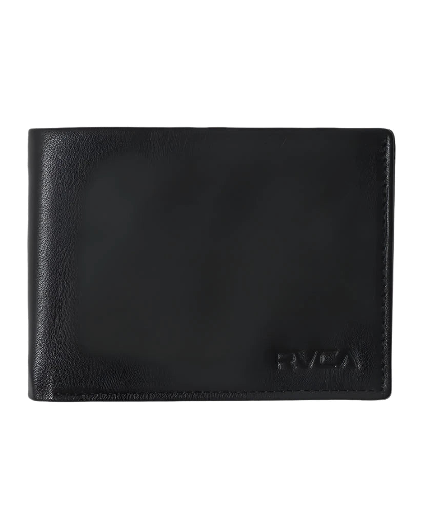 RVCA August Bifold Wallet Black Men's Wallets RVCA