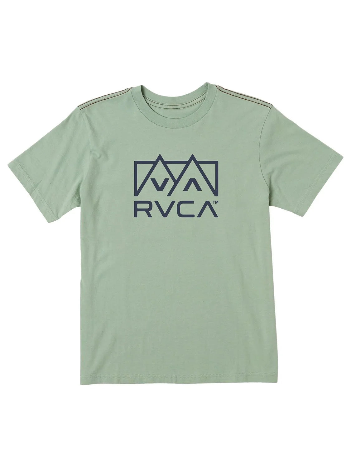 RVCA Peaks T-Shirt Goblin Green Men's Short Sleeve T-Shirts RVCA