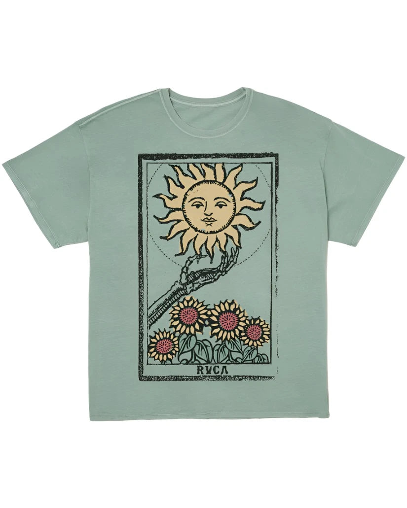 RVCA Women's Baggie T-Shirt Green Haze Women's Short Sleeve T-Shirts RVCA