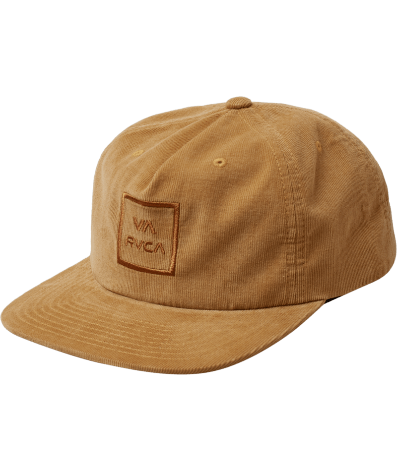 RVCA Freeman Snapback Hat Southern Moss Men's Hats RVCA