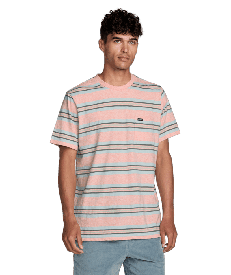 RVCA Magnolia T-Shirt Peach Men's Short Sleeve T-Shirts RVCA
