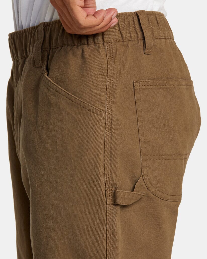 RVCA Americana Carpenter Elastic Pant Wood Men's Pants RVCA