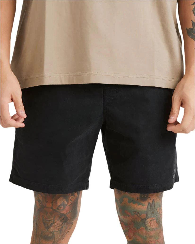 RVCA Escape Elastic Cord Short II Black Men's Walkshorts RVCA