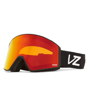 VONZIPPER Capsule Black Satin - Wildfire Fire Chrome + Low Light Bonus Lens Snow Goggle Snow Goggles VonZipper 