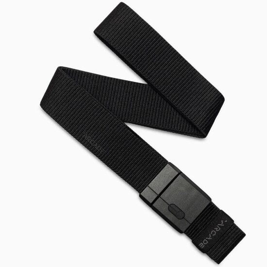ARCADE Aero Mag Stretch Belt Black Men's Belts ARCADE
