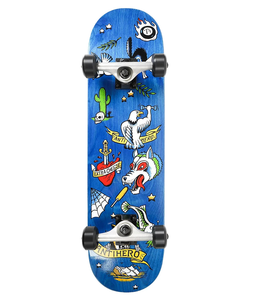 ANTI HERO No Regerts 7.75 Skateboard Complete Skateboard Completes Antihero