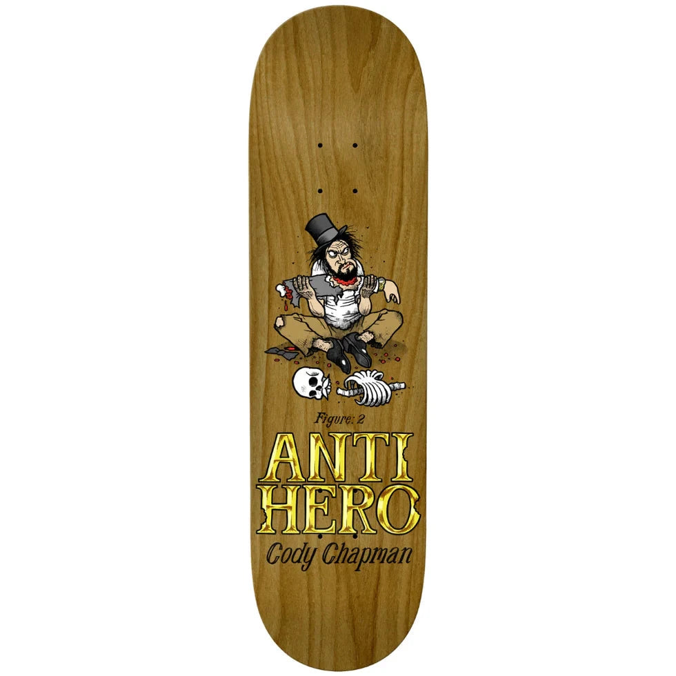 ANTIHERO Chapman Eat The Rich 8.32 Skateboard Deck Skateboard Decks Antihero
