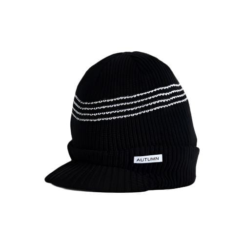 AUTUMN Visor Beanie Black Men's Beanies Autumn