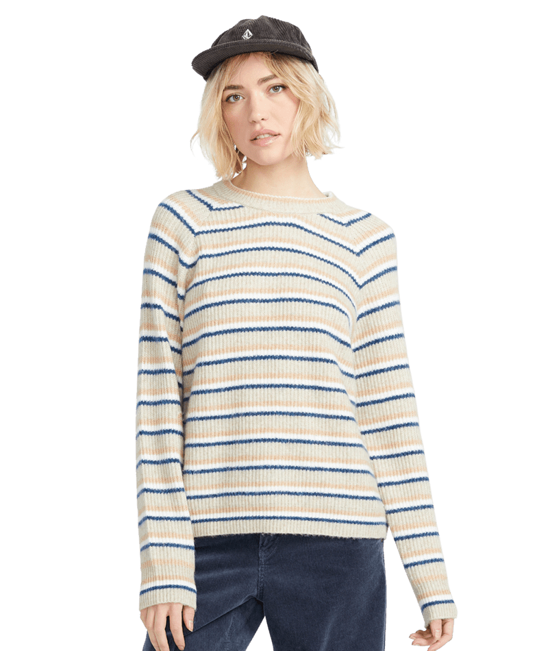 VOLCOM Women's Girl Guide Sweater Sand Women's Sweaters Volcom