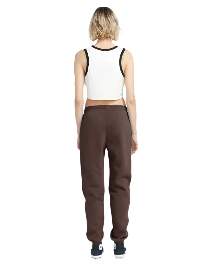 VOLCOM Women's Stone Heart Up Pant Dark Chocolate Women's Sweatpants Volcom
