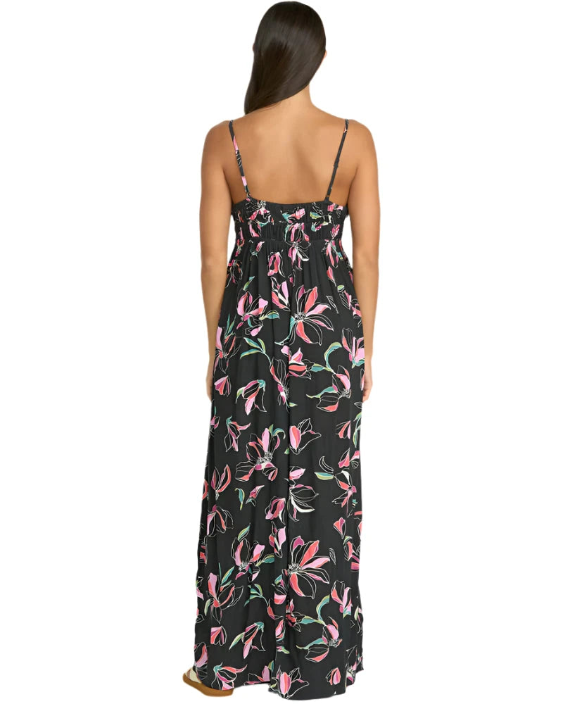 VOLCOM Women's Dream In Bloom Dress Black Women's Dresses Volcom