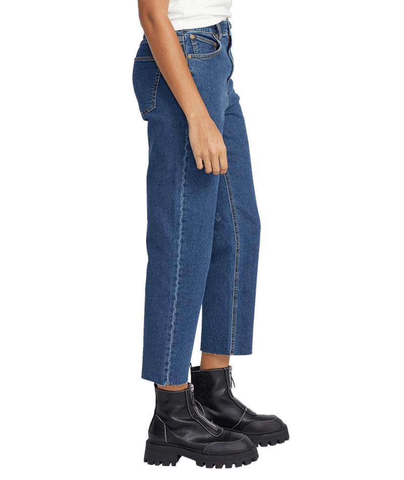 VOLCOM Women's Stoned Straight Jeans Vintage Women's Pants Volcom