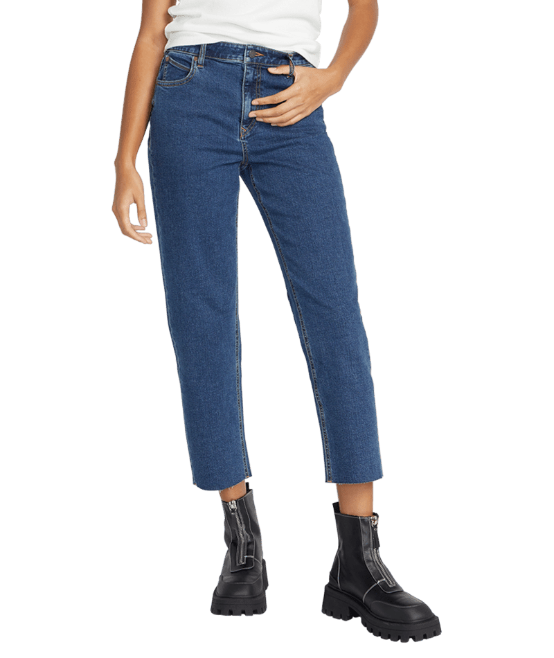 VOLCOM Women's Stoned Straight Jeans Vintage Women's Pants Volcom