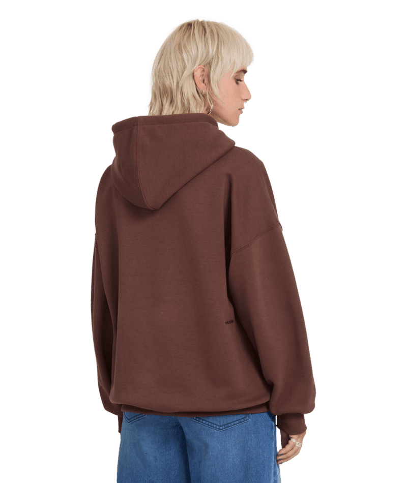 VOLCOM Women's Sto N Pullover Hoodie Tobacco/Blue Women's Pullover Hoodies Volcom
