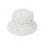 VOLCOM Girl's Stickerbook Bucket Hat Star White Girl's Hats Volcom 