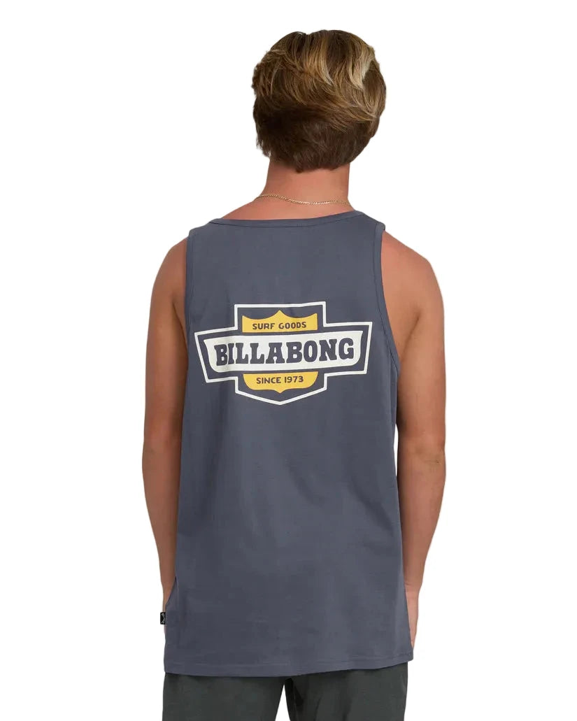 BILLABONG Walled Premium Tank Top Graystone Men's Tank Tops Billabong