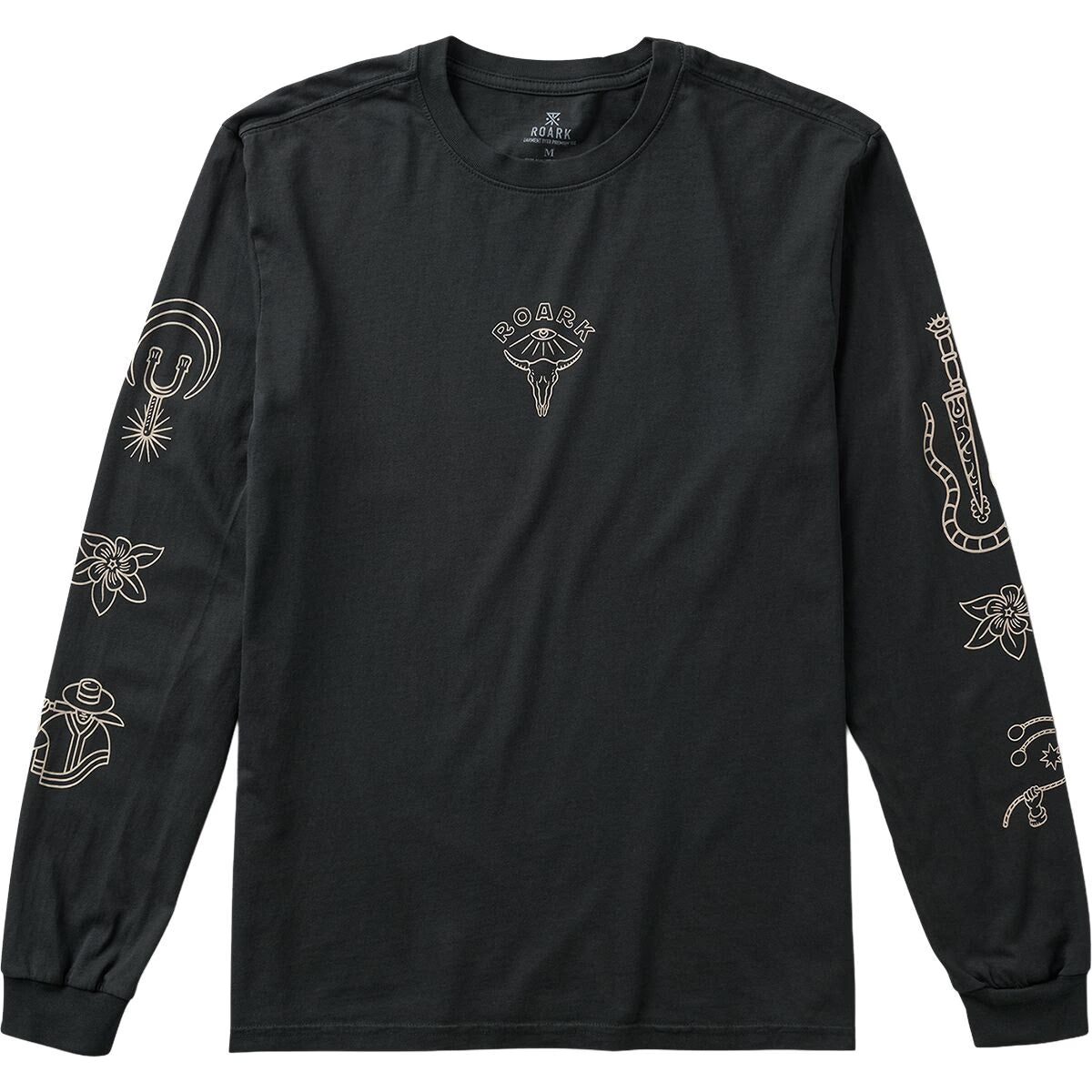 ROARK Gaucho Icons Long Sleeve T-Shirt Black Men's Long Sleeve T-Shirts Roark Revival