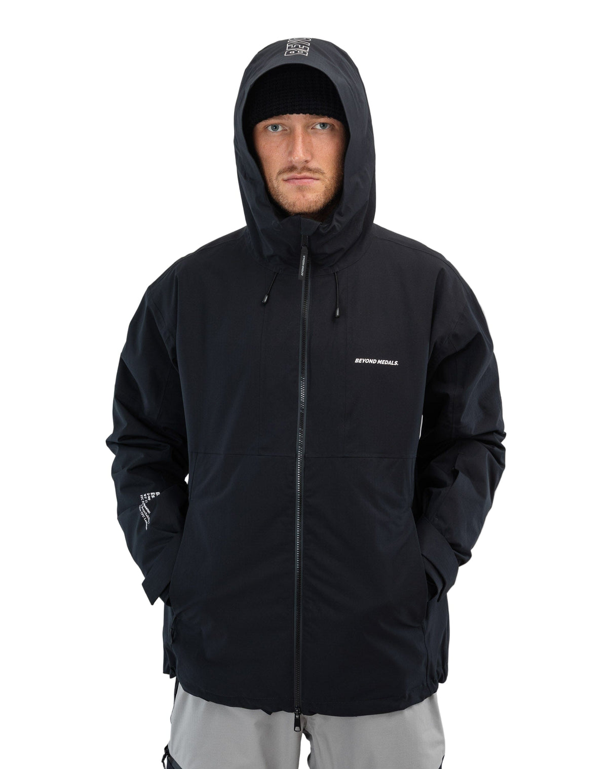 BEYOND MEDALS Fullzip 2L Snow Jacket Black 2026 Men's Snow Jackets Beyond Medals