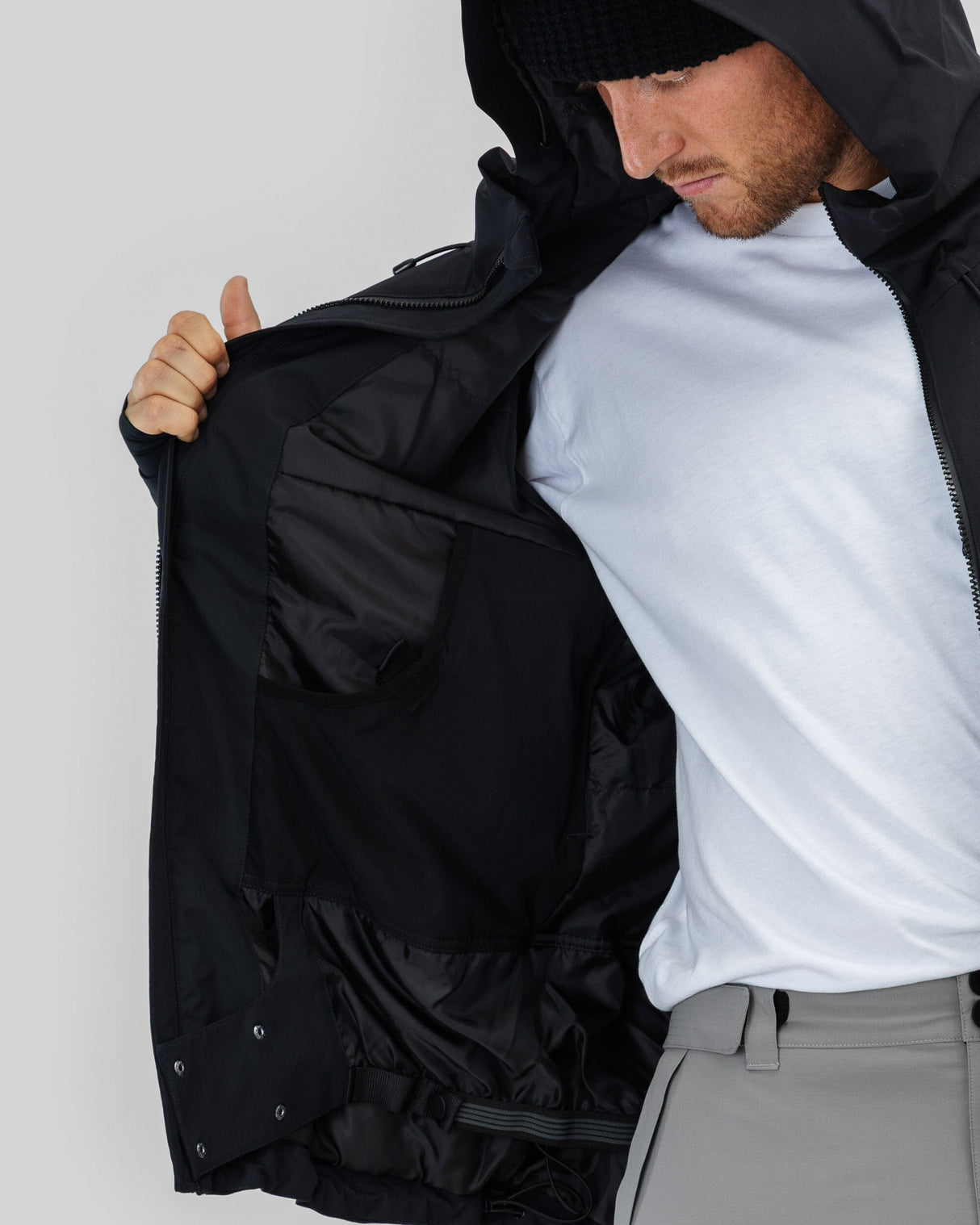 BEYOND MEDALS Fullzip 2L Snow Jacket Black 2026 Men's Snow Jackets Beyond Medals