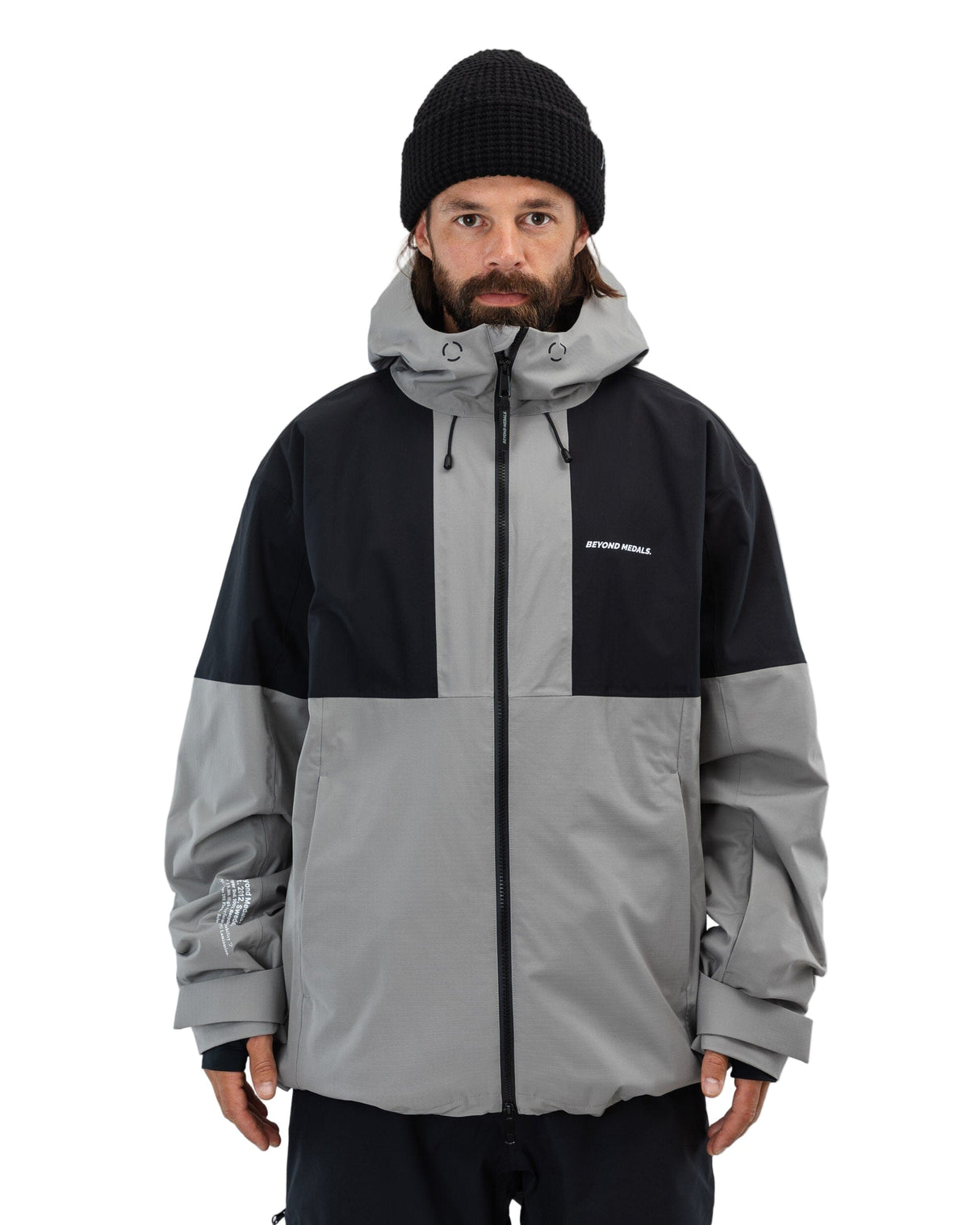 BEYOND MEDALS Fullzip 2L Snow Jacket Grey 2026 Men's Snow Jackets Beyond Medals