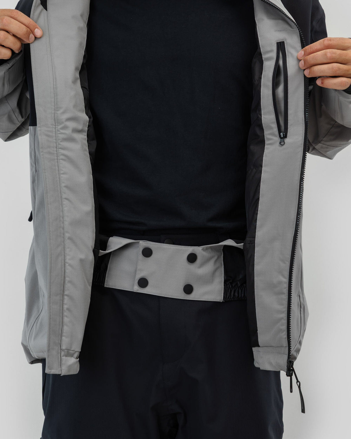 BEYOND MEDALS Fullzip 2L Snow Jacket Grey 2026 Men's Snow Jackets Beyond Medals