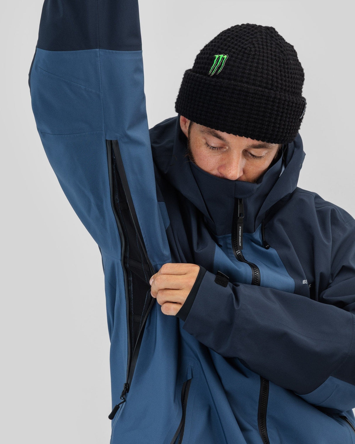 BEYOND MEDALS Tech 3L Snow Jacket Blue 2026 Men's Snow Jackets Beyond Medals