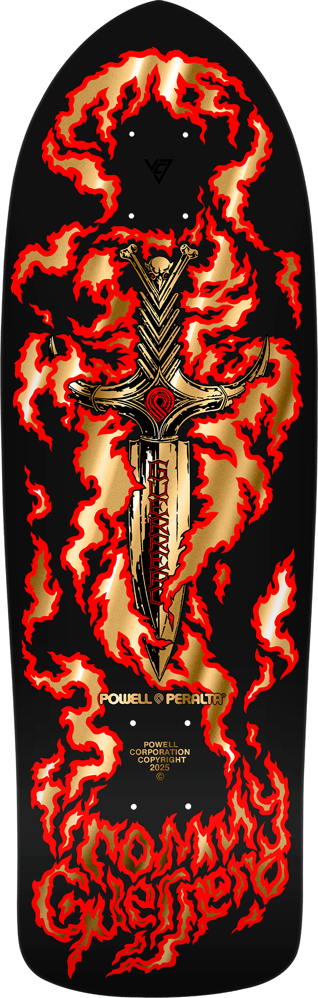 POWELL PERALTA Bones Brigade Guerrero 9.75 Series 16 Skateboard Deck Skateboard Decks Powell Peralta