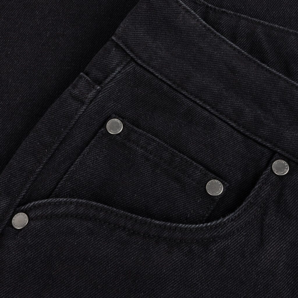 DIME Baggy Denim Pants Black Men's Denim Dime MTL