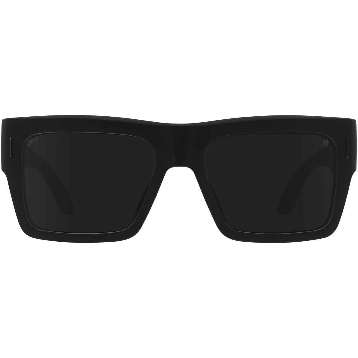 SPY Bowery Matte Black - Happy Grey Murdered Out Black Polarized Sunglasses