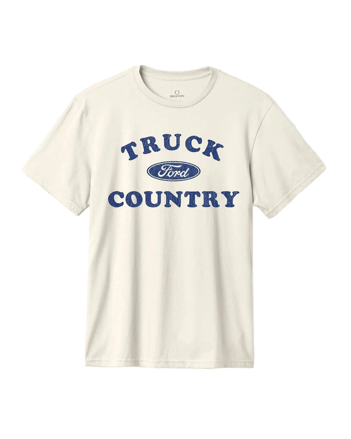 BRIXTON Ford Truck Country T-Shirt Wimbledon White Men's Short Sleeve T-Shirts Brixton