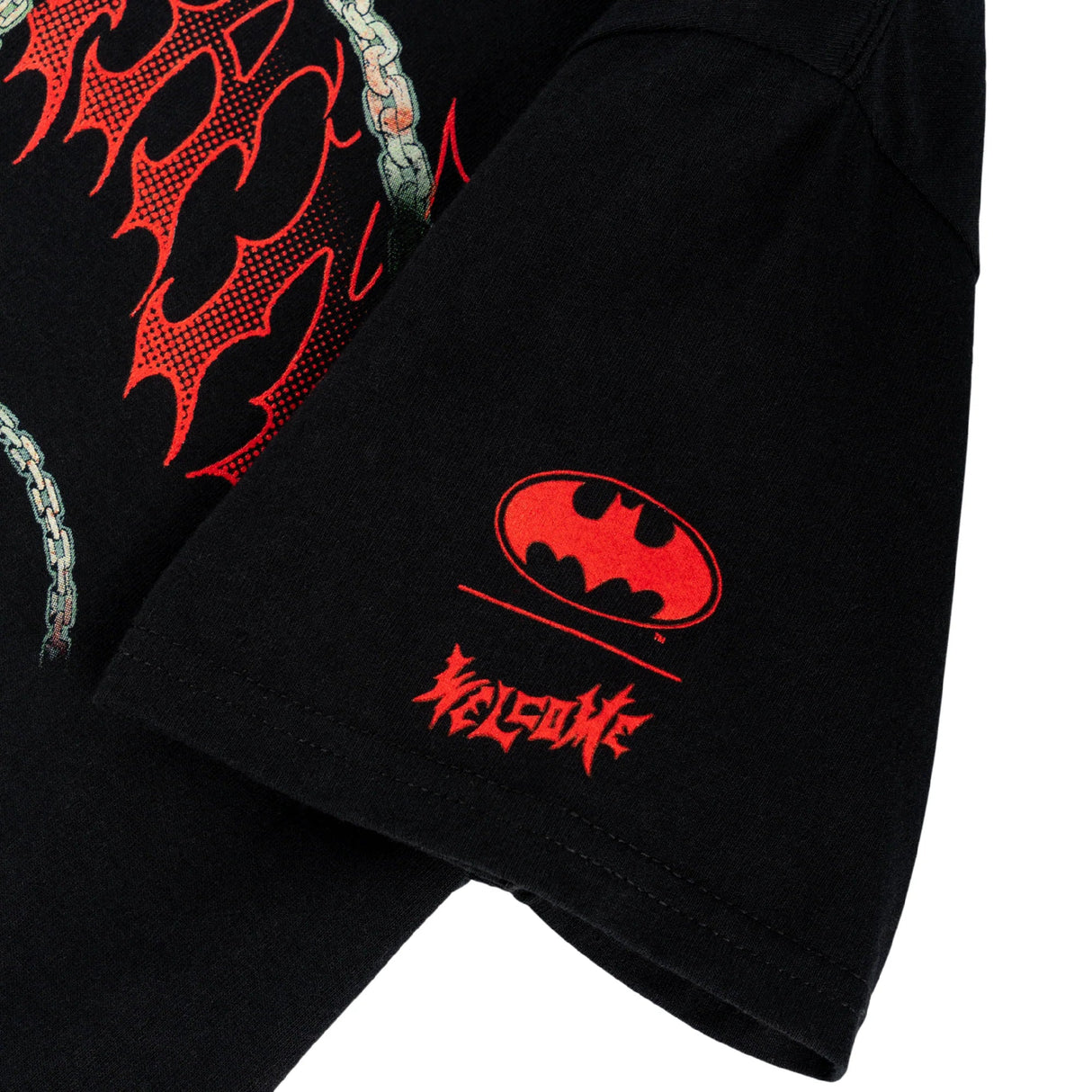 WELCOME Batman x Welcome Batman Who Laughs T-Shirt Black Men's Short Sleeve T-Shirts Welcome