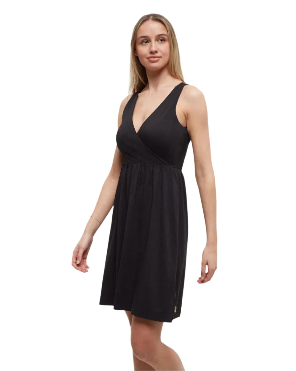 TENTREE Women's Cottonwood Dress Meteorite Black Women's Dresses Tentree