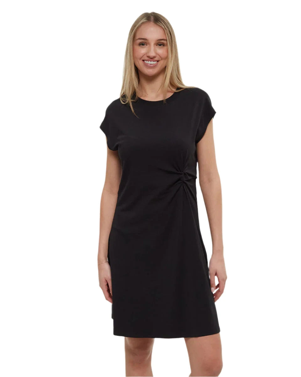 TENTREE Women's Linden Dress Meteorite Black Women's Dresses Tentree