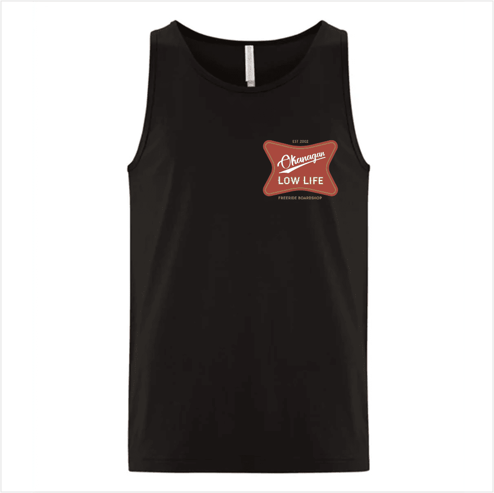 FREERIDE Low Life Tank Black Men's Tank Tops Freeride