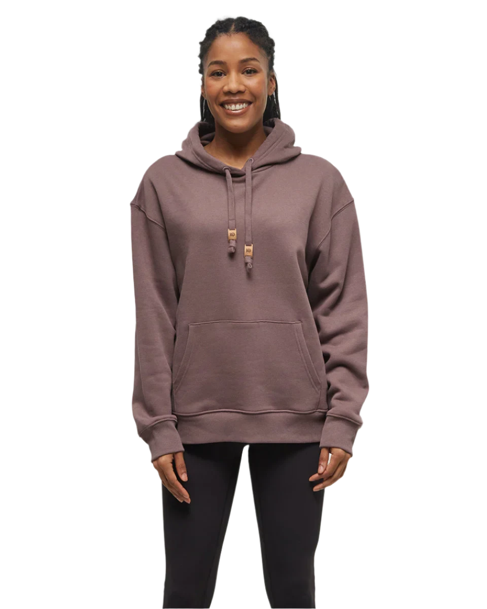TENTREE Women's TreeFleece Relaxed Hoodie Elkwood Women's Pullover Hoodies Tentree
