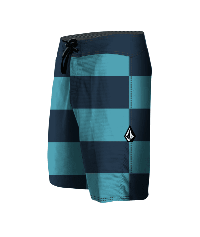 VOLCOM Boy's Stripe Mod Boardshorts Navy Boy's Boardshorts Volcom