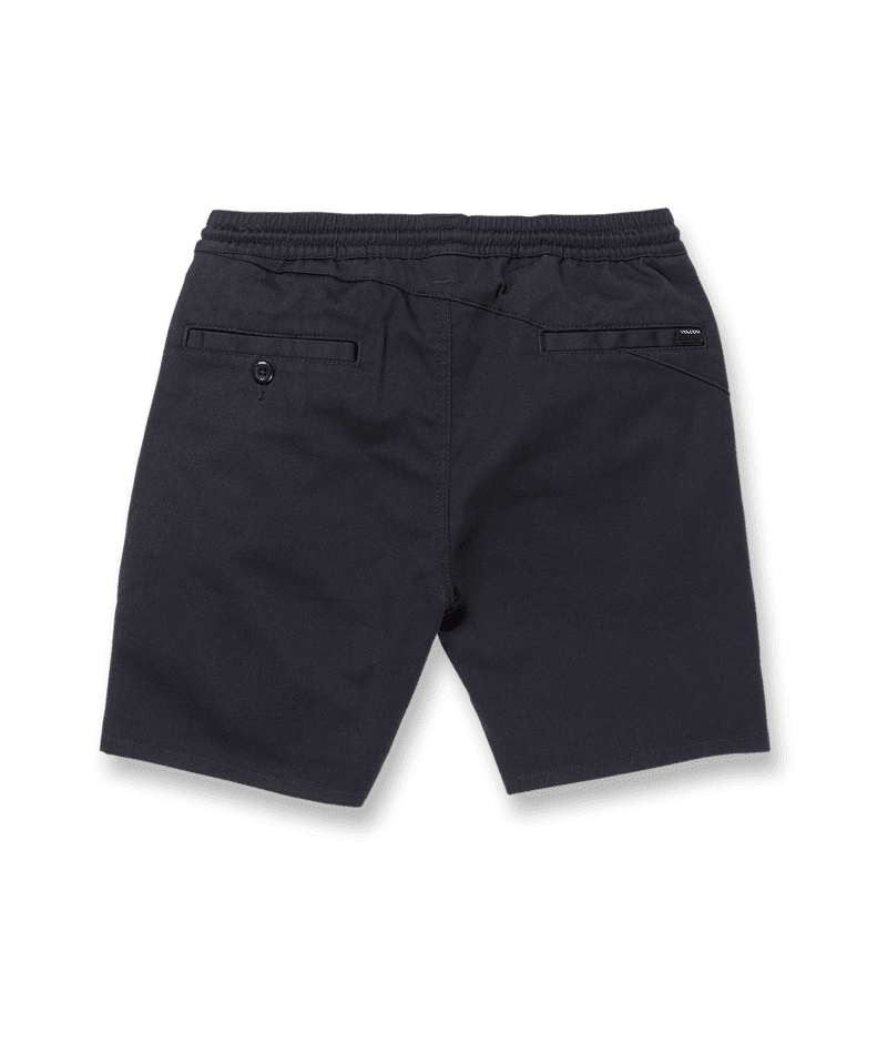 VOLCOM Boy's Frickin Elastic 15" Waist Shorts Navy Boy's Walkshorts Volcom