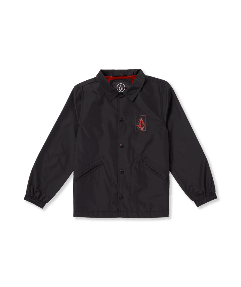 VOLCOM Boy's Coaches Jacket Black Boy's Street Jackets Volcom
