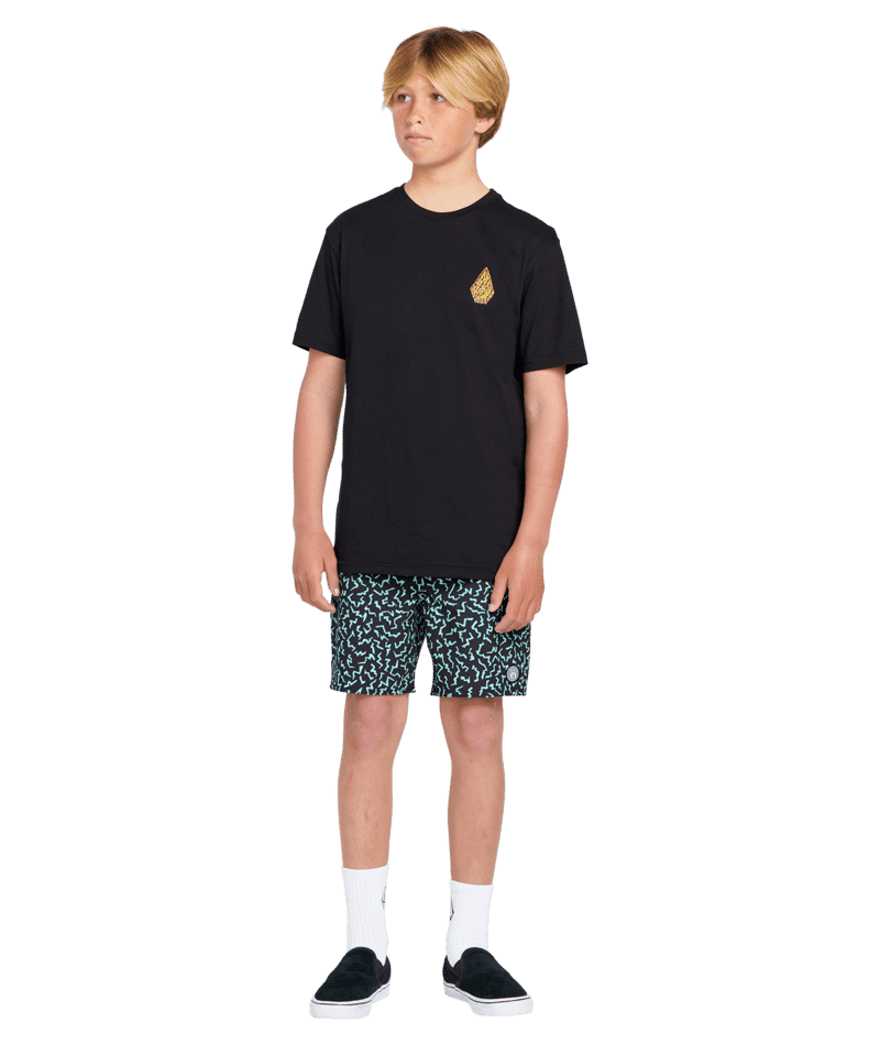 VOLCOM Boy's Asphalt Beach Short Black Boy's Boardshorts Volcom