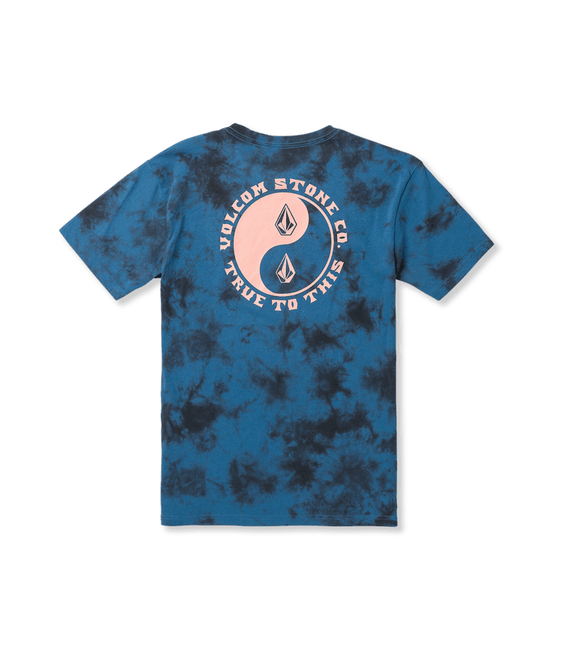 VOLCOM Boy's Counterbalance Dye T-Shirt Dark Blue Boy's T-Shirts Volcom 