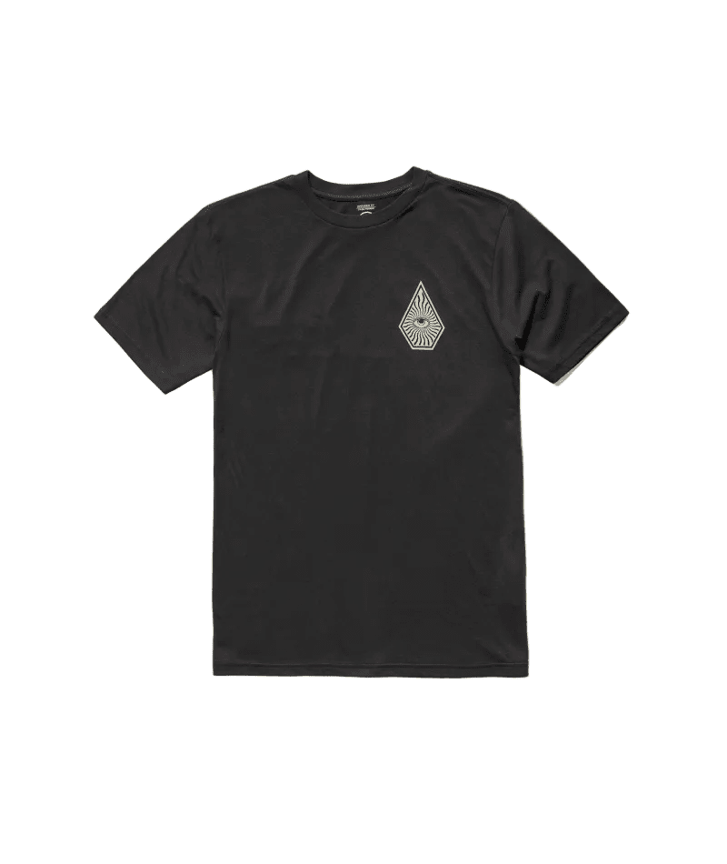VOLCOM Boys All Seeing T-Shirt Washed Black Boy's T-Shirts Volcom